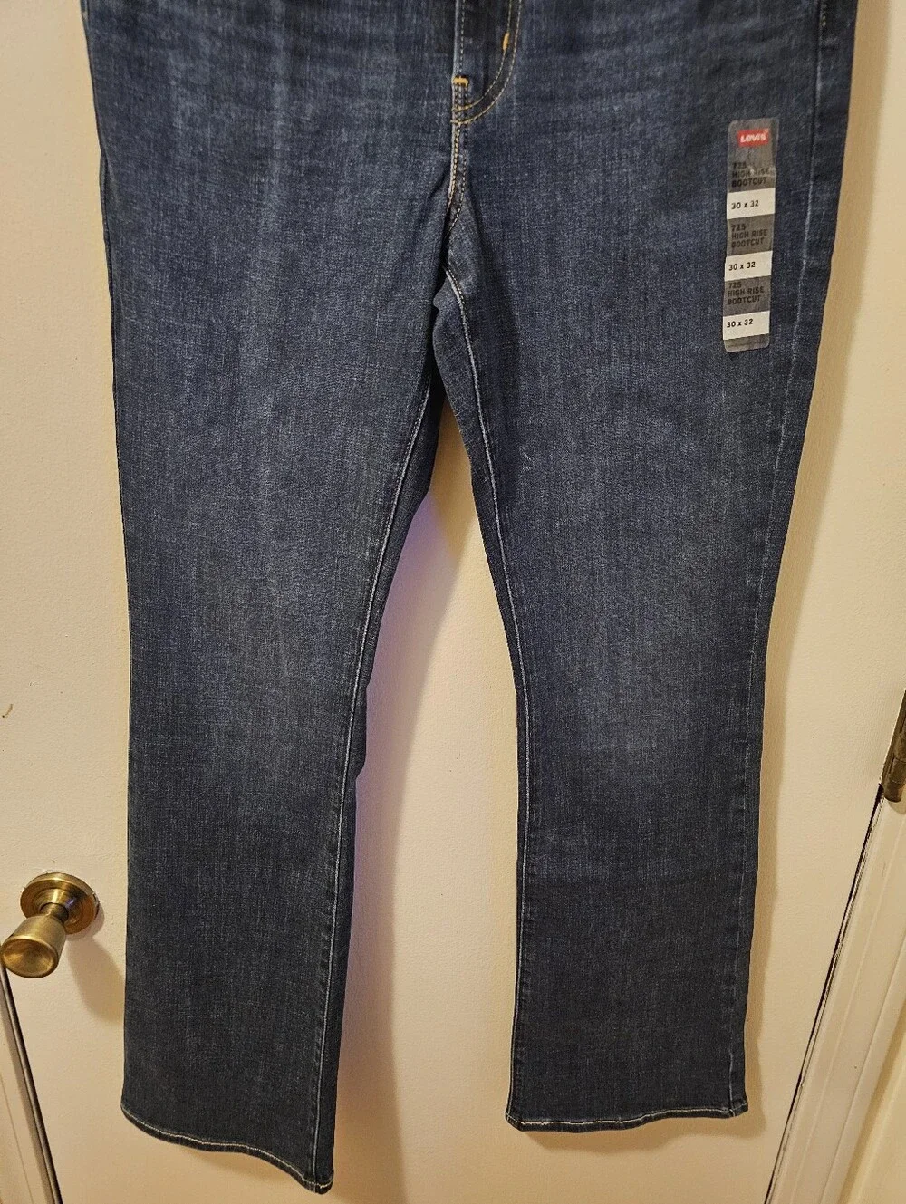 Levi's 725 High Rise Bootcut Jeans Blue Women's Size 30x32 NWT